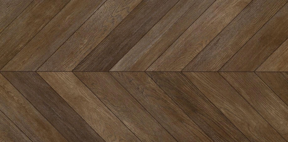Baldosa rústica mate con vetas de madera y aspecto realista de madera para suelos interiores y comerciales.
