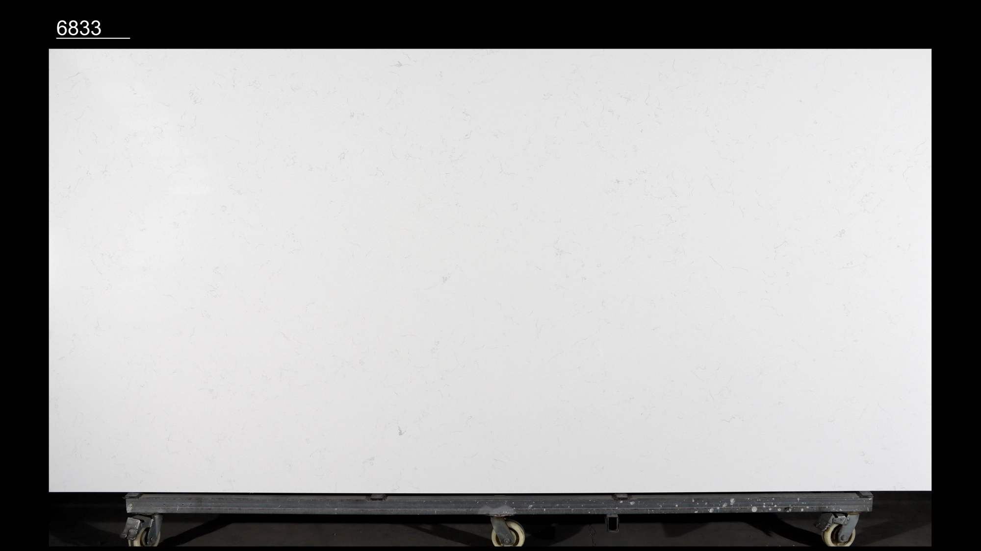 Carrara Quartz Slab GSQ 6833 for Kitchen Countertops & Vanity Tops
