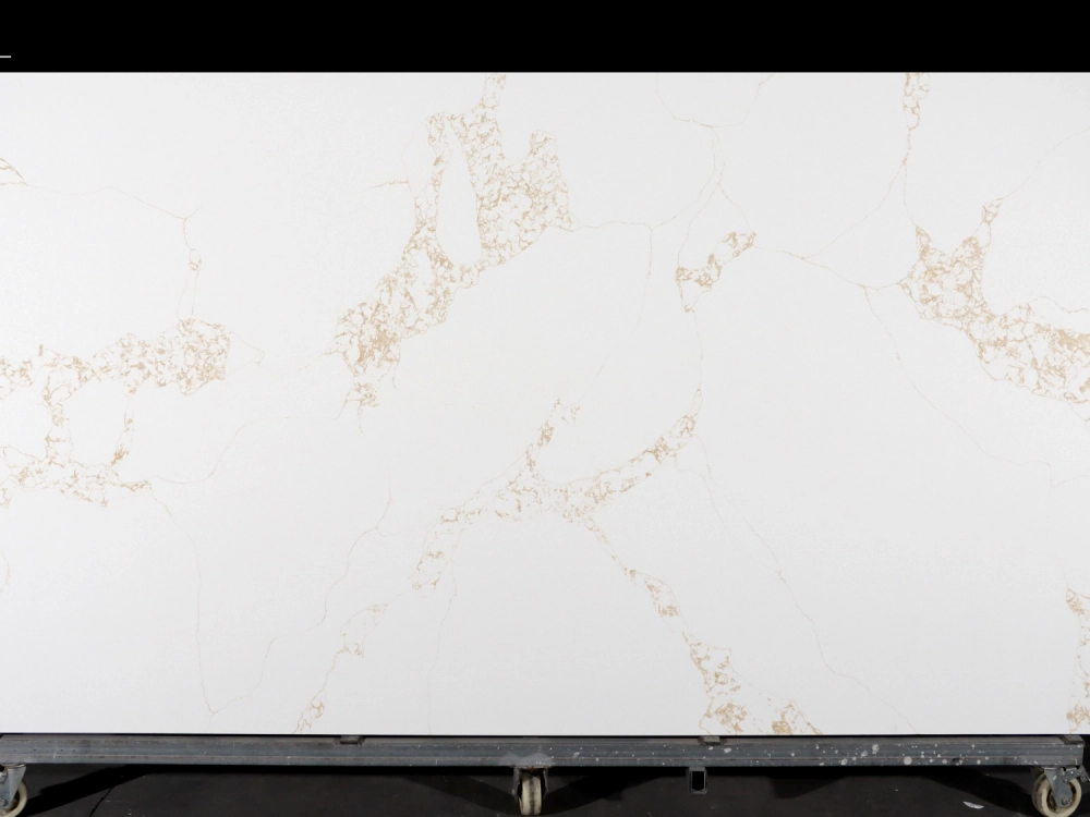 Calacatta Quartz Slab GSQ 6639 for Kitchen Countertops & Vanity Tops