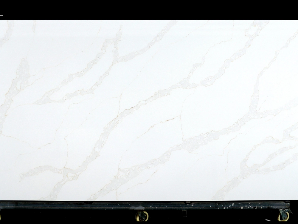 Calacatta Quartz Slab GSQ 6661 for Kitchen Countertops & Vanity Tops