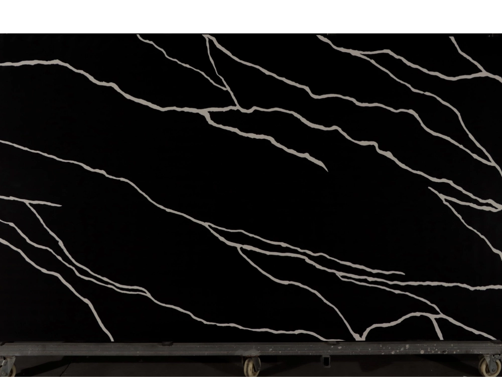 Calacatta Quartz Slab GSQ 6640 for Kitchen Countertops & Vanity Tops