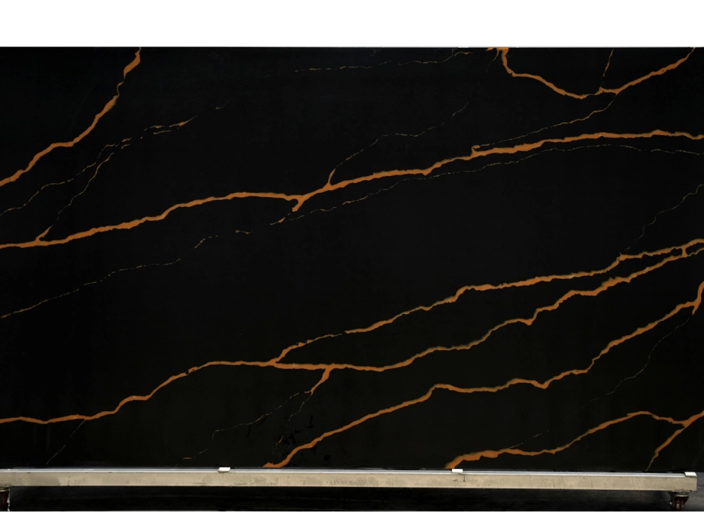 Calacatta Quartz Slab GSQ 6689 for Kitchen Countertops & Vanity Tops