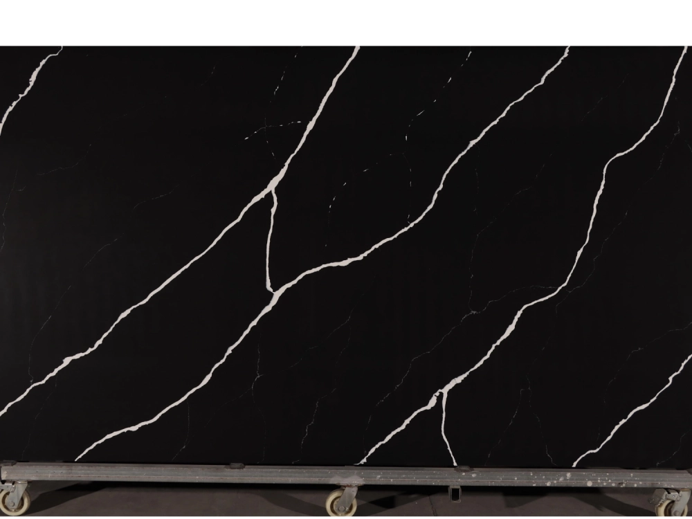 Calacatta Quartz Slab GSQ 6669 for Kitchen Countertops & Vanity Tops