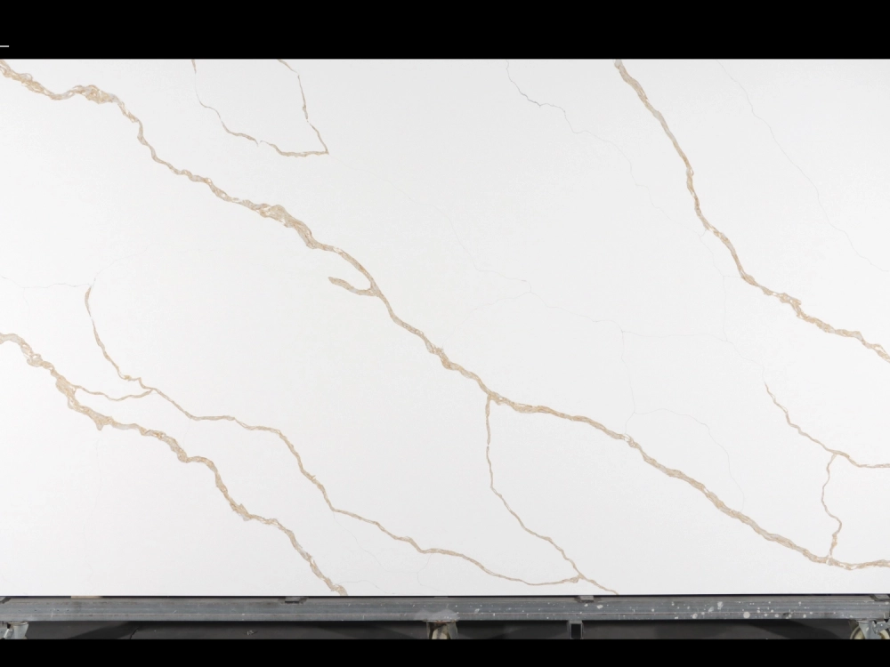 Calacatta Quartz Slab GSQ 6756 for Kitchen Countertops & Vanity Tops
