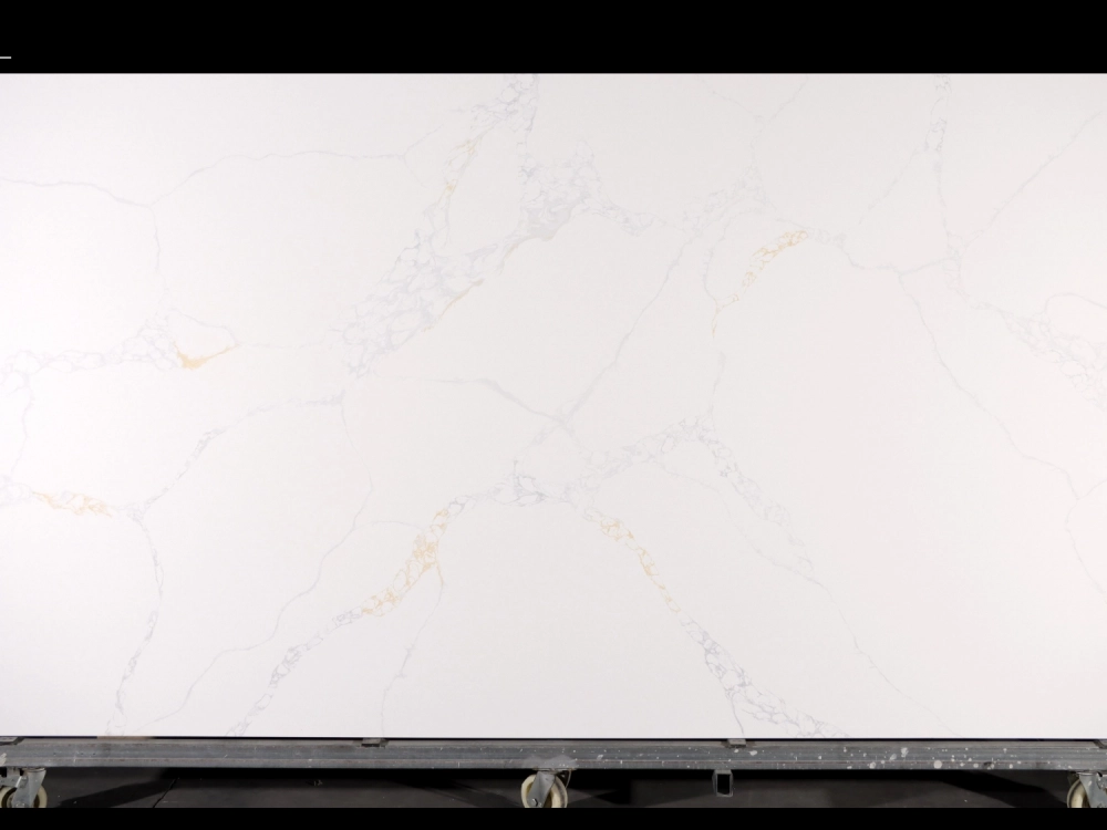 Calacatta Quartz Slab GSQ 6762 for Kitchen Countertops & Vanity Tops