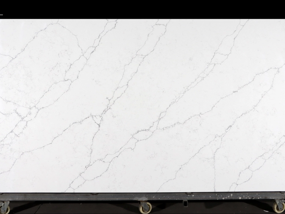 Calacatta Quartz Slab GSQ 6859 for Kitchen Countertops & Vanity Tops