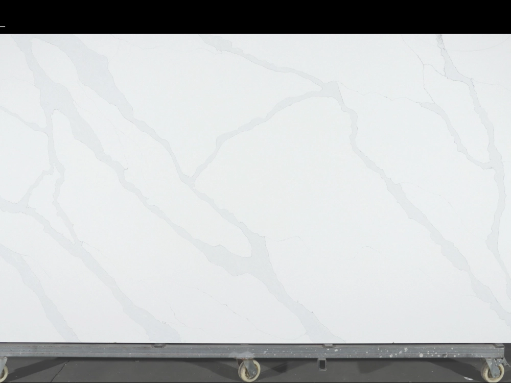 Calacatta Quartz Slab GSQ 6886 for Kitchen Countertops & Vanity Tops