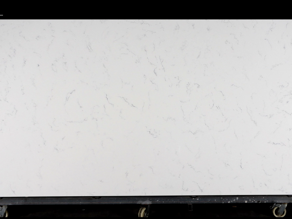 Carrara Quartz Slab GSQ 6876 for Kitchen Countertops & Vanity Tops