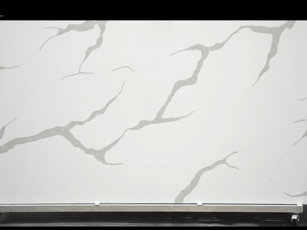 Calacatta Quartz Slab GSQ 6653 for Kitchen Countertops & Vanity Tops