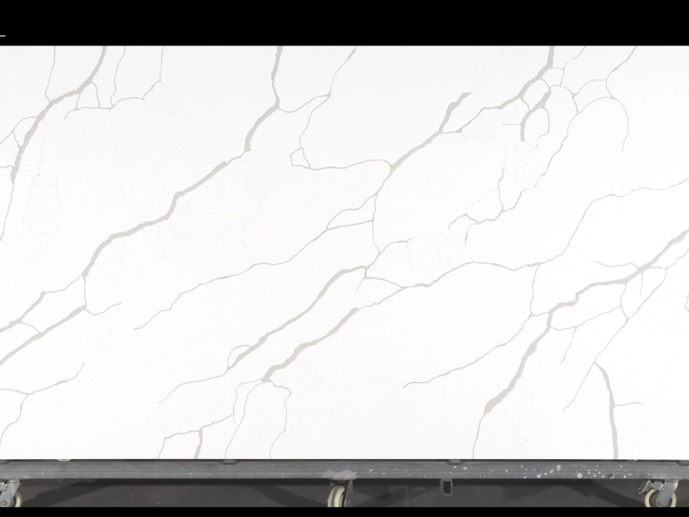 Calacatta Quartz Slab GSQ 6911 for Kitchen Countertops & Vanity Tops