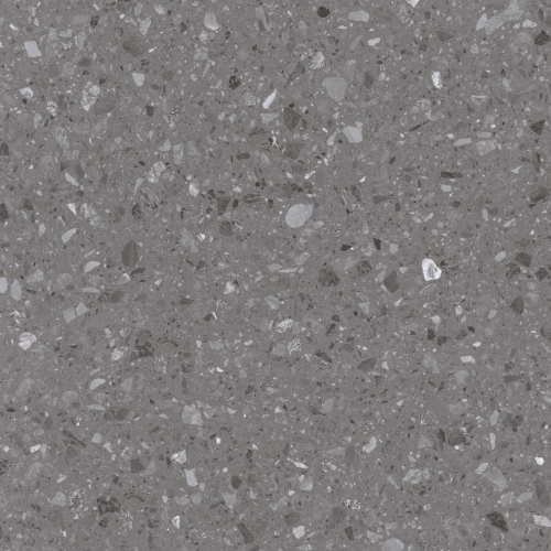 Medium Grey Terrazzo Matte Rustic Tile Anti-Slip for Indoor & Courtyard Commercial Flooring
