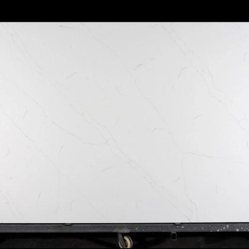 Calacatta White Quartz Slab GSQ 6617 |  Large Format for Kitchen Countertops & Vanity Tops
