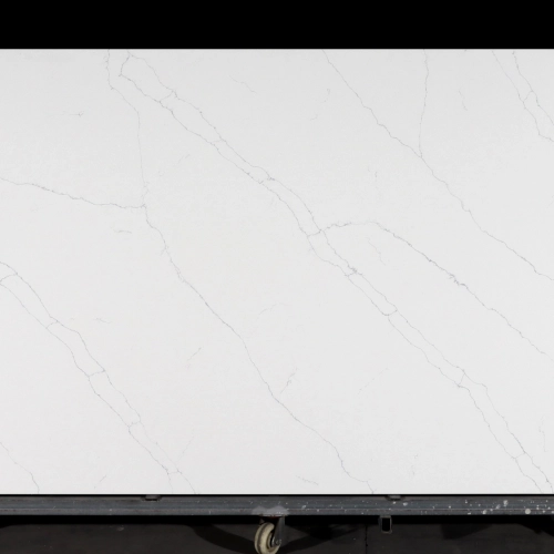 Calacatta White Quartz Slab GSQ 6617-2 |  Large Format for Kitchen Countertops & Vanity Tops