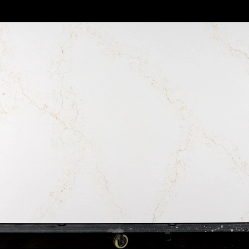 Calacatta White Quartz Slab GSQ 6623 gold |  Large Format for Kitchen Countertops & Vanity Tops