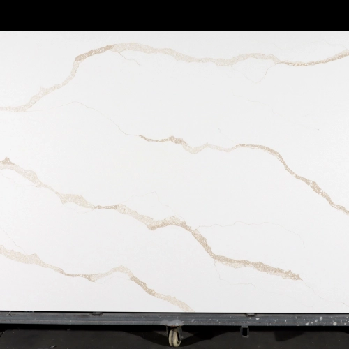 Calacatta Quartz Slab GSQ 6634|  Large Format for Kitchen Countertops & Vanity Tops