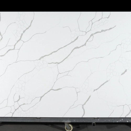 Calacatta Quartz Slab GSQ 6636|  Large Format for Kitchen Countertops & Vanity Tops