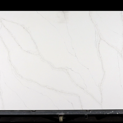 Calacatta Quartz Slab GSQ 6683for Kitchen Countertops & Vanity Tops