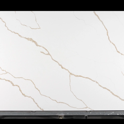 Calacatta Quartz Slab GSQ 6756 for Kitchen Countertops & Vanity Tops