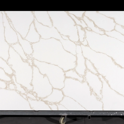Calacatta Quartz Slab GSQ 6761 for Kitchen Countertops & Vanity Tops