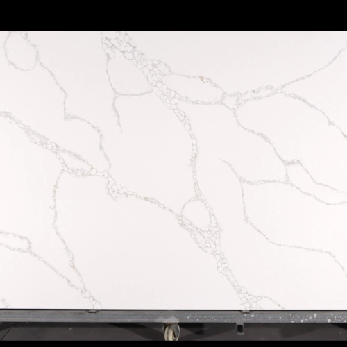 Calacatta Quartz Slab GSQ 6826 for Kitchen Countertops & Vanity Tops