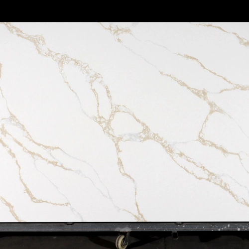 Calacatta Quartz Slab GSQ 6892 for Kitchen Countertops & Vanity Tops