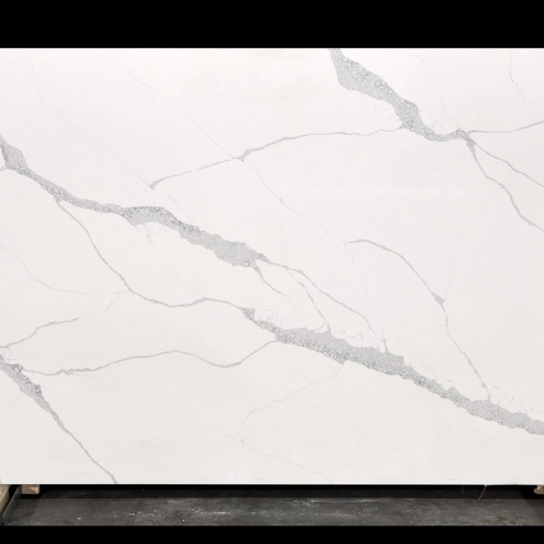 Calacatta Quartz Slab GSQ 6645 Grey for Kitchen Countertops & Vanity Tops