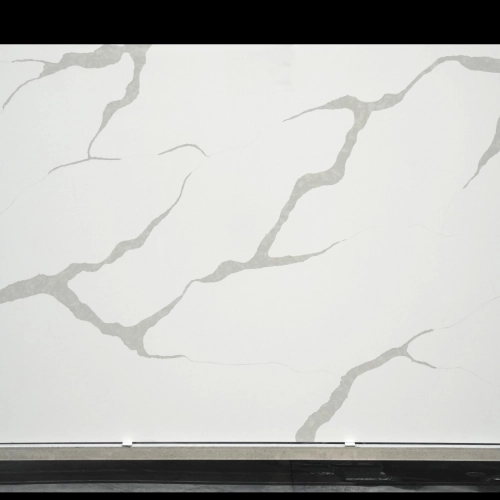 Calacatta Quartz Slab GSQ 6653 for Kitchen Countertops & Vanity Tops