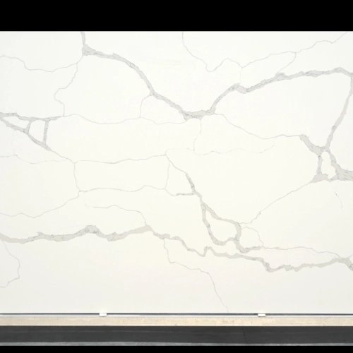 Calacatta Quartz Slab GSQ 6657 for Kitchen Countertops & Vanity Tops