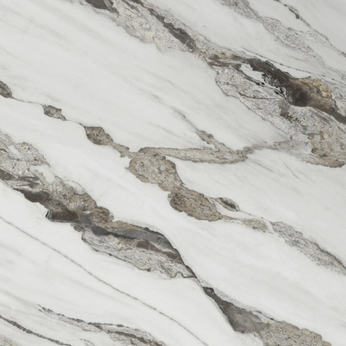 Piedra sinterizada HQD3283 Arabescato para interiores y exteriores.