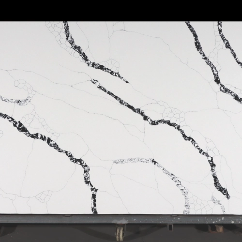 Calacatta Quartz Slab GSQ 6890 for Kitchen Countertops & Vanity Tops