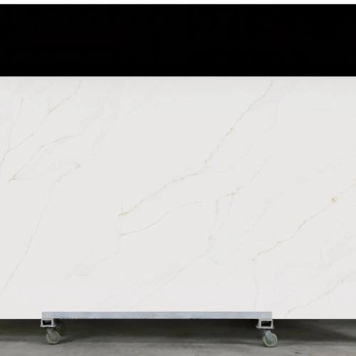 Calacatta Quartz Slab GSX 250425-1 for Kitchen Countertops & Vanity Tops