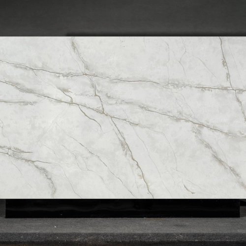 Calacatta Quartz Slab GSX FT18 for Kitchen Countertops & Vanity Tops